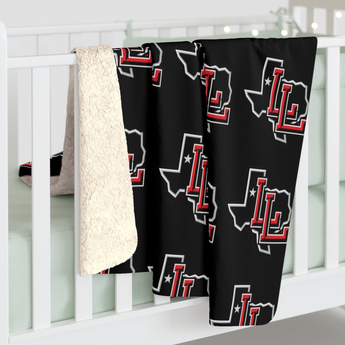 Levelland Lobos Sherpa Fleece Blanket