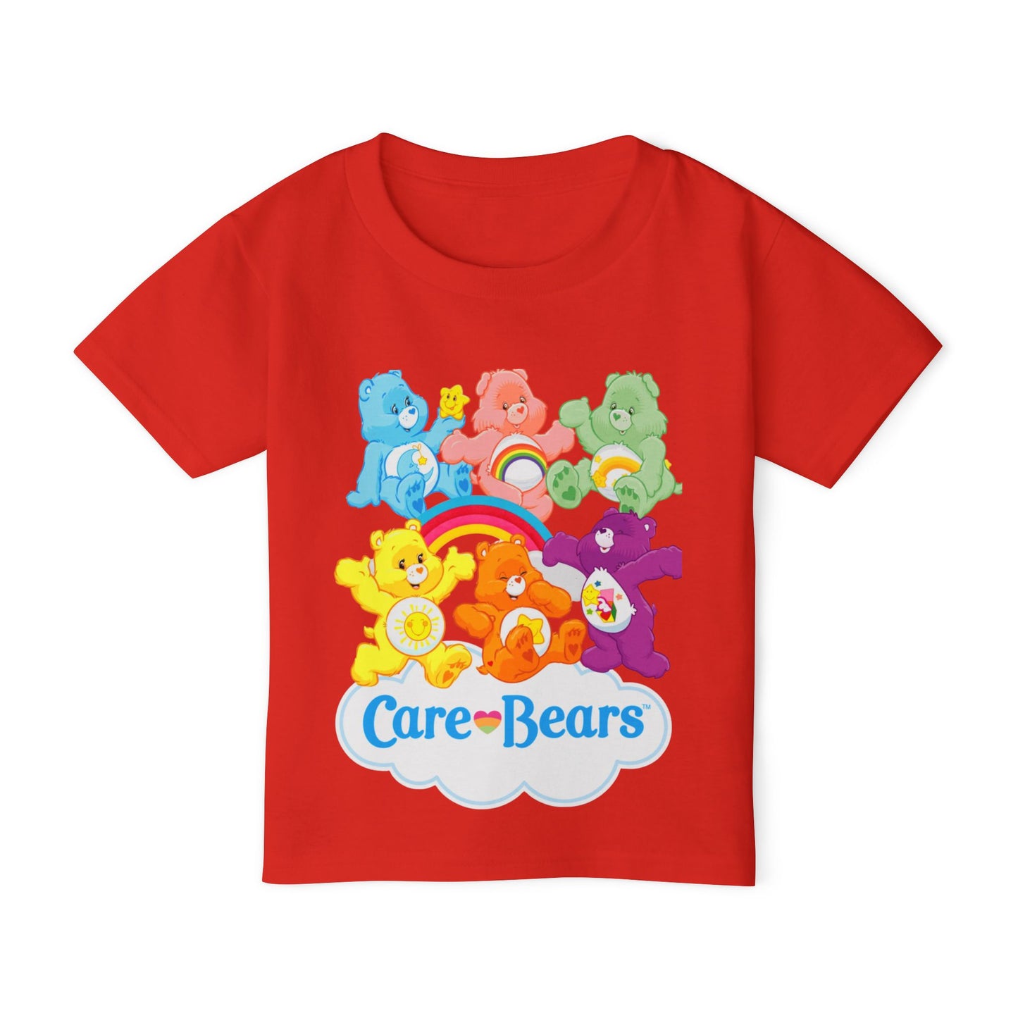 Care Bears Toddler T‑Shirt — Colorful Rainbow Playtime Tee