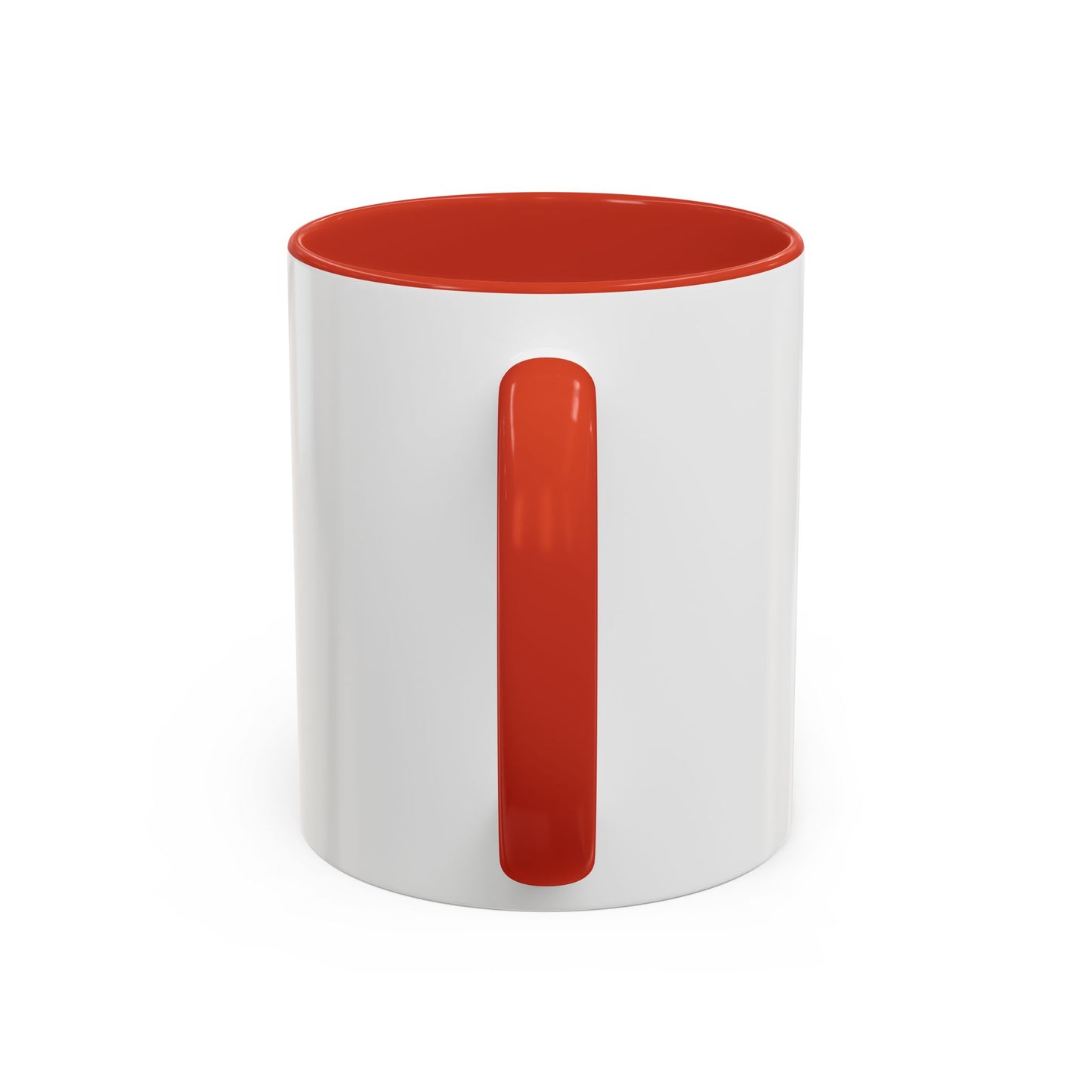 Heart Tic-Tac-Toe Accent Coffee Mug — Romantic Red Heart Game Design (11/15oz)