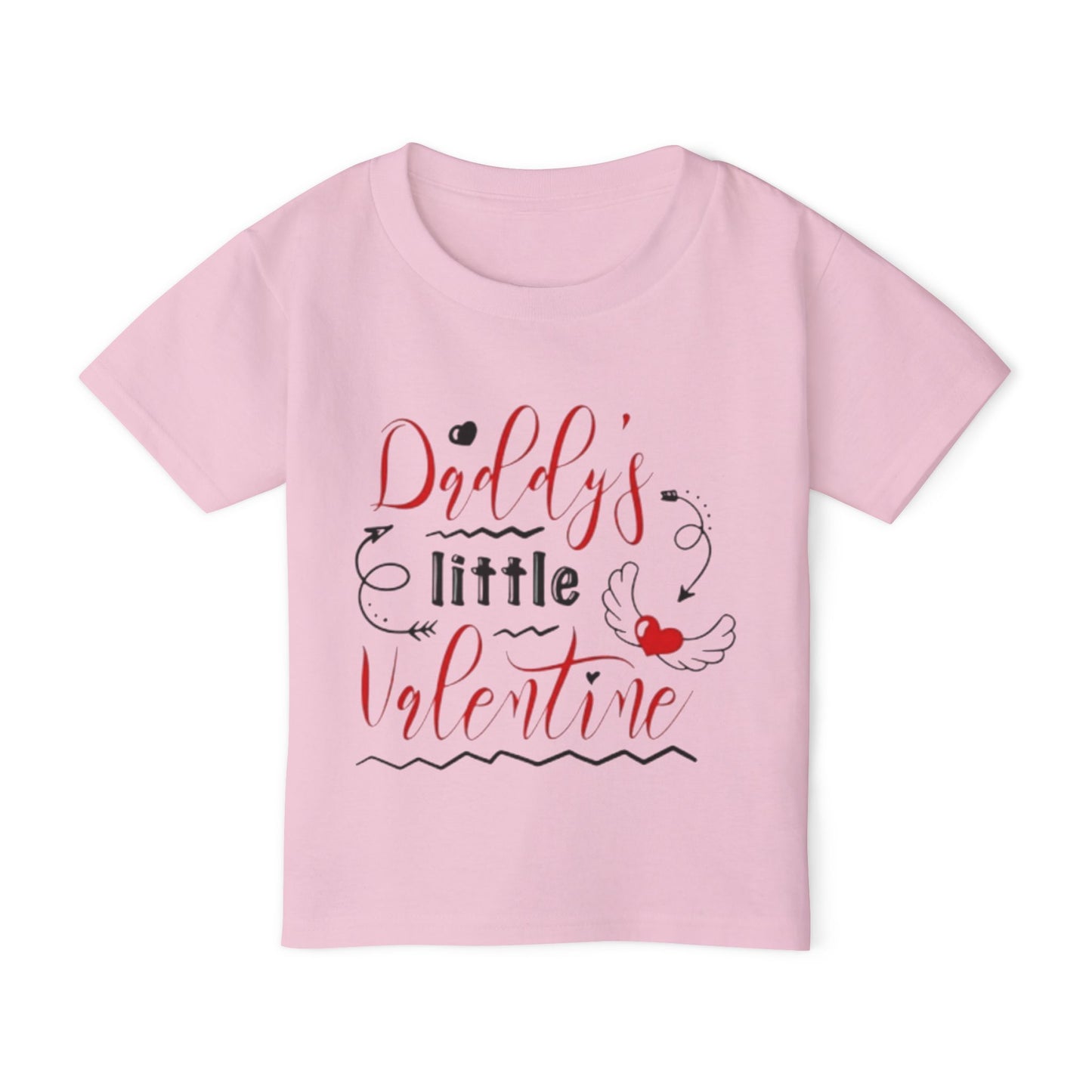 Toddler T-Shirt — “Daddy’s Little Valentine” Cute Valentine’s Day Tee for Babies & Toddlers