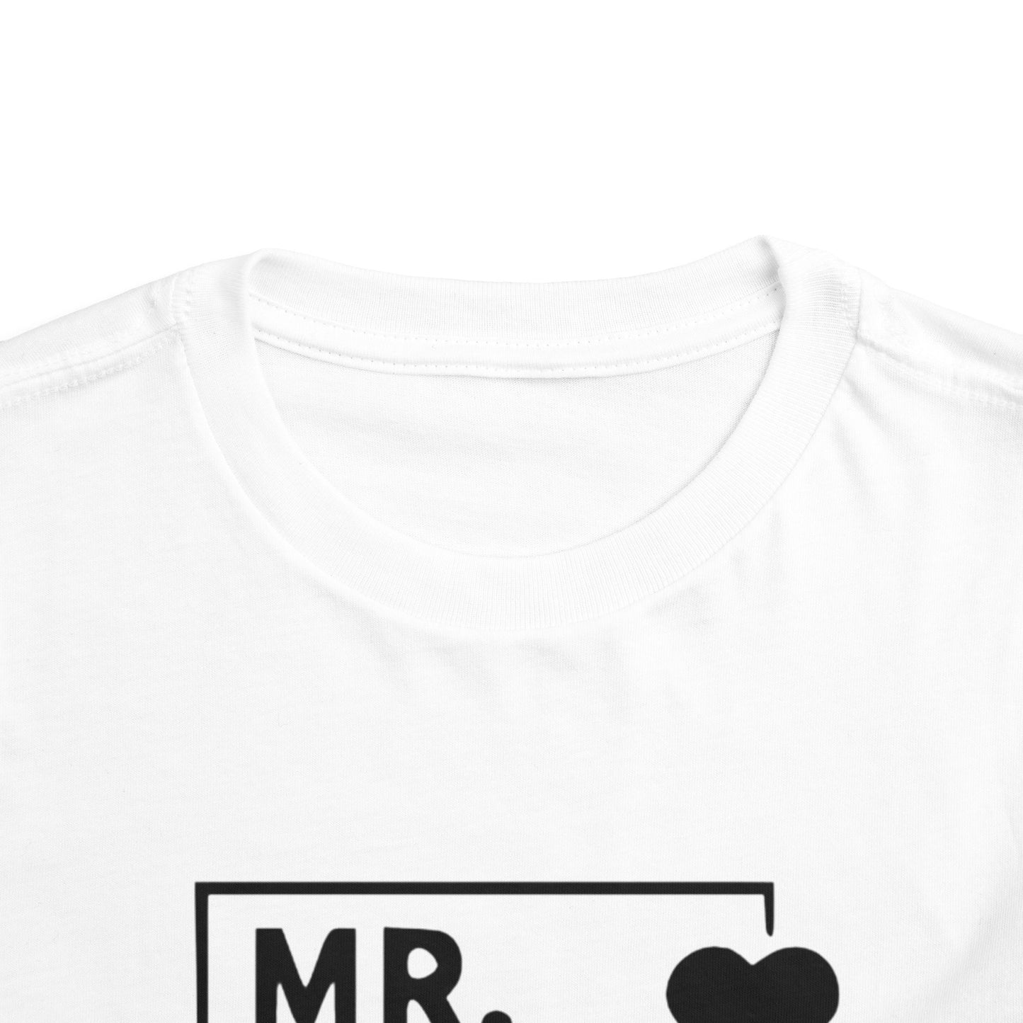 Toddler Tee — "Mr. Steal Your Heart" Graphic Shirt