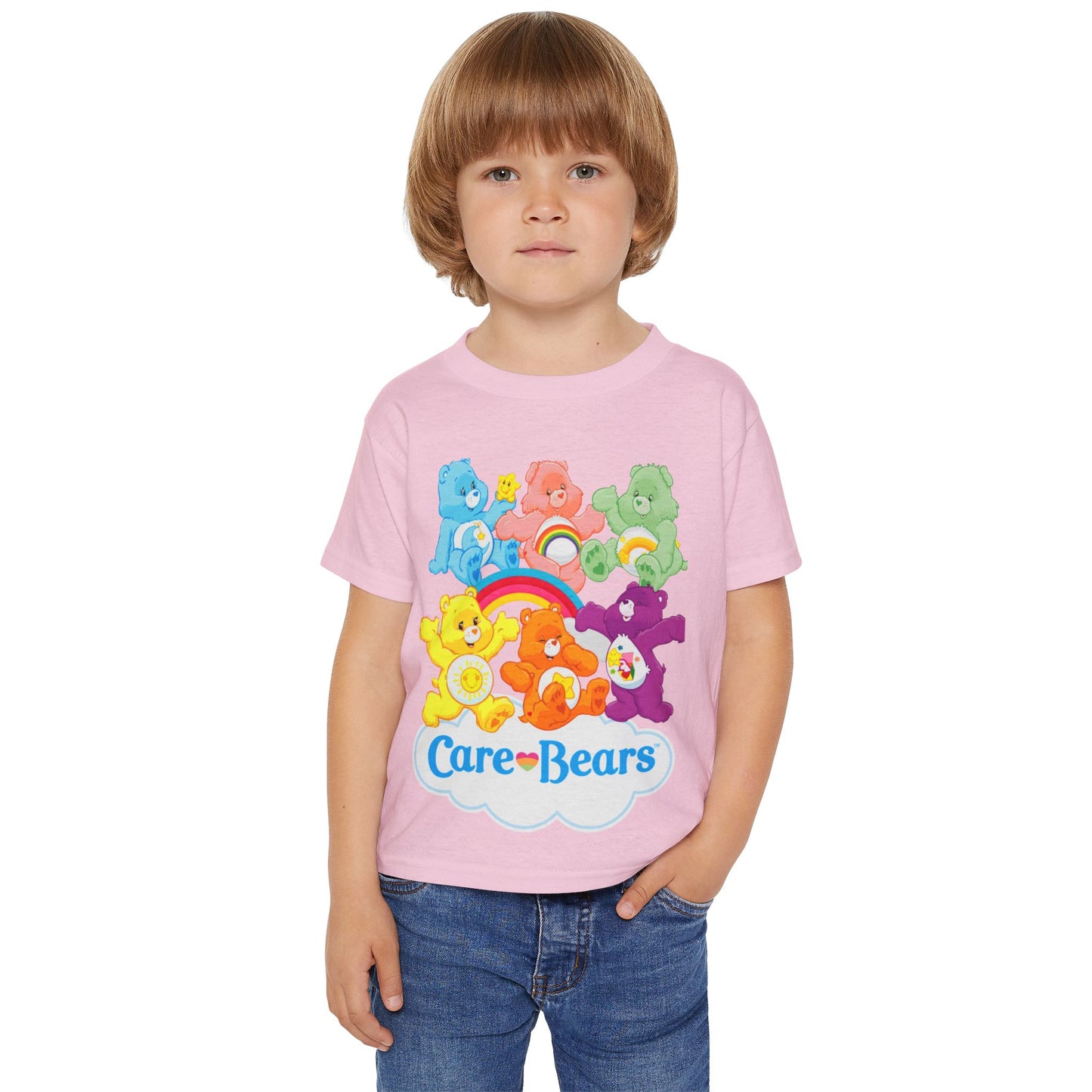 Care Bears Toddler T‑Shirt — Colorful Rainbow Playtime Tee