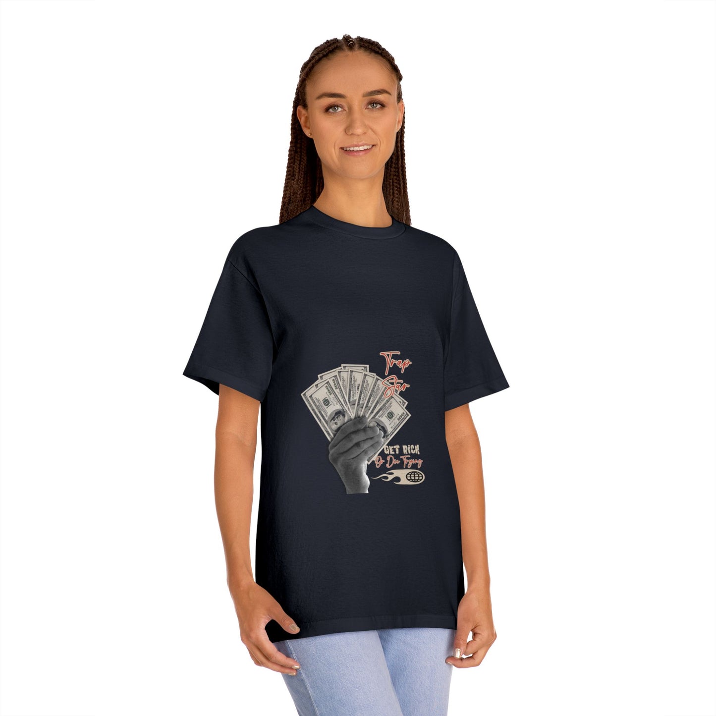 Money Fan Graphic Tee — "Try Your Luck" Vintage Streetwear T-Shirt