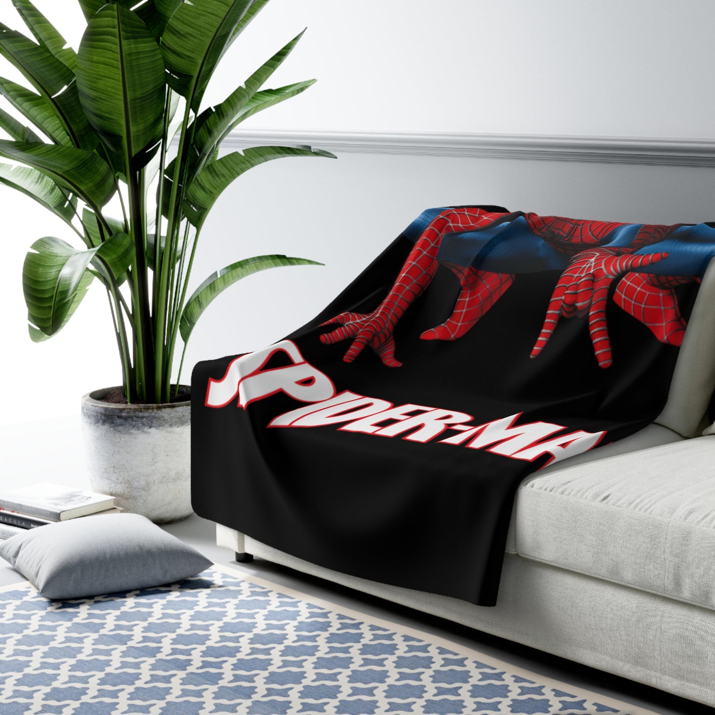 Spider-Man Sherpa Blanket — Cozy Superhero Throw for Kids & Fans