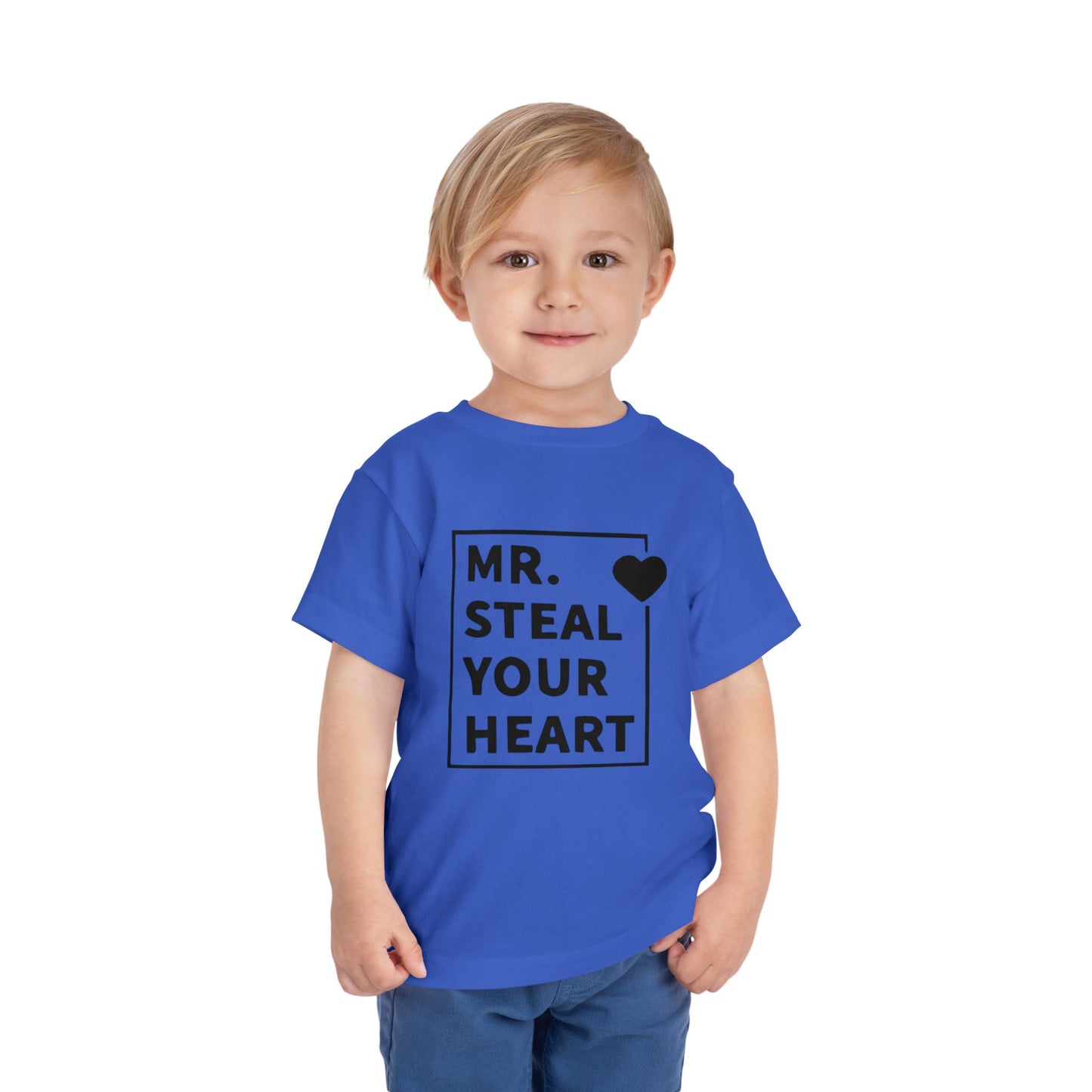 Toddler Tee — "Mr. Steal Your Heart" Graphic Shirt