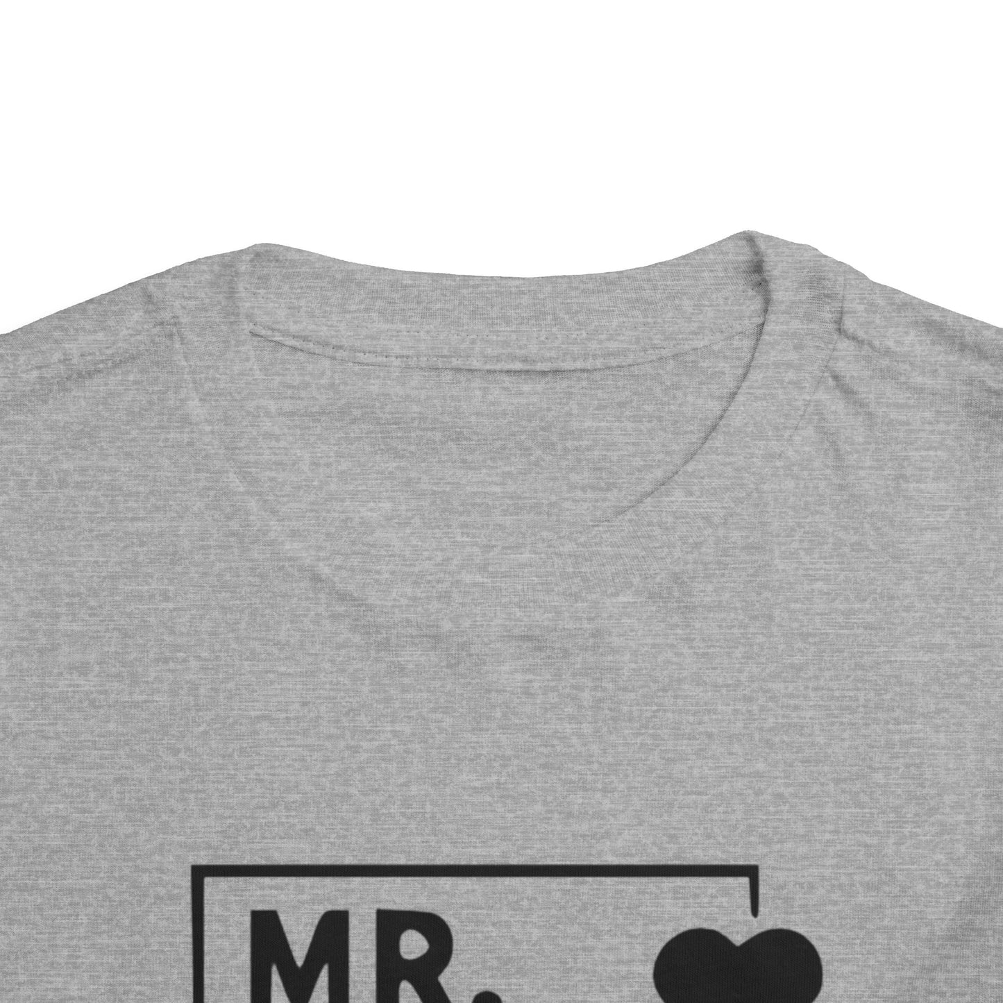 Toddler Tee — "Mr. Steal Your Heart" Graphic Shirt