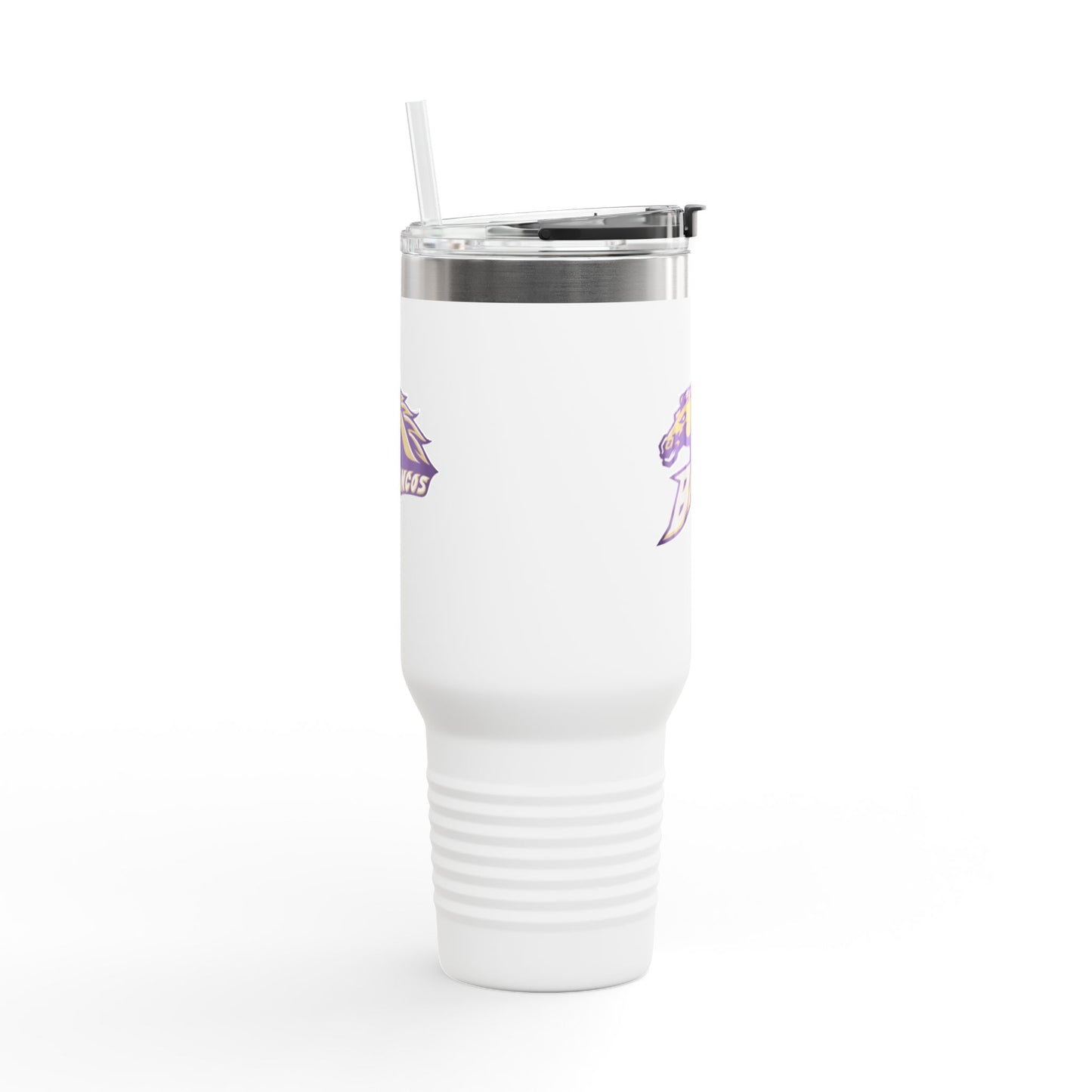 Meadow Broncos Logo 40oz Insulated Travel Mug – Large Stainless Steel Tumbler for Hot & Cold Drinks