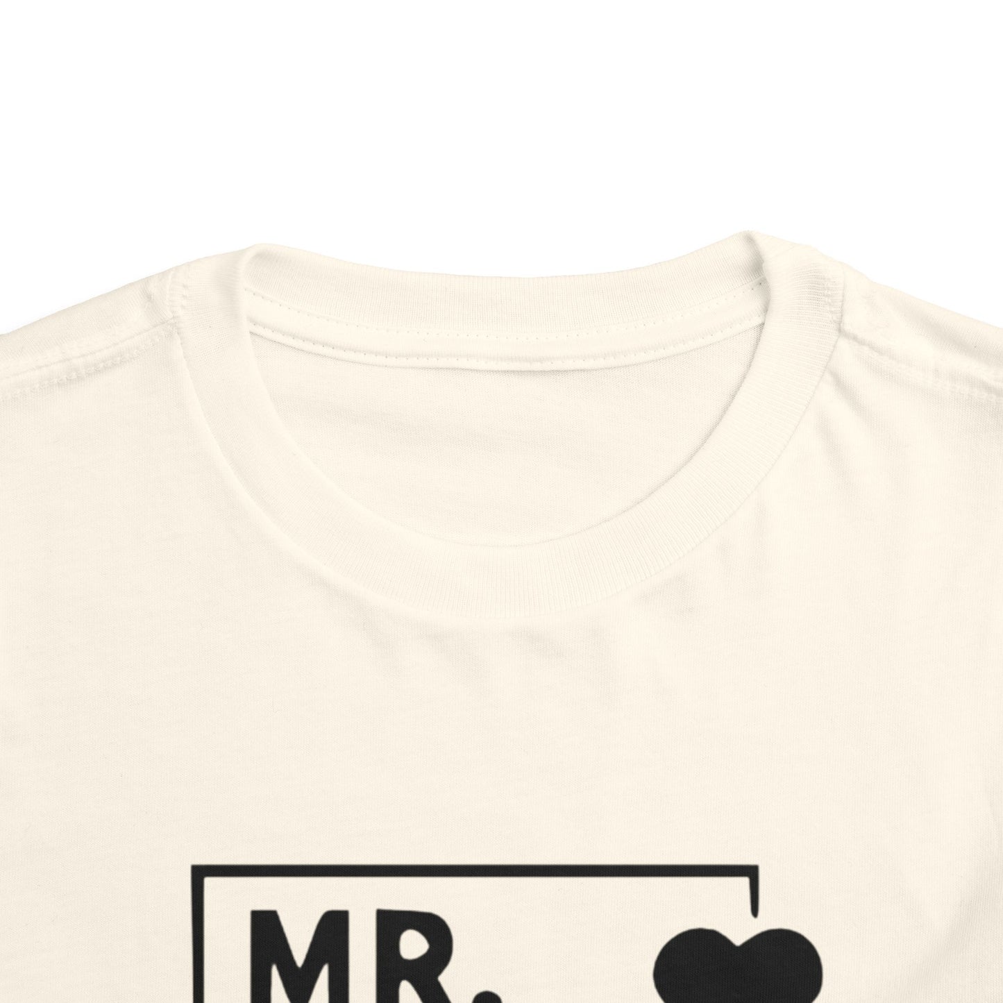 Toddler Tee — "Mr. Steal Your Heart" Graphic Shirt