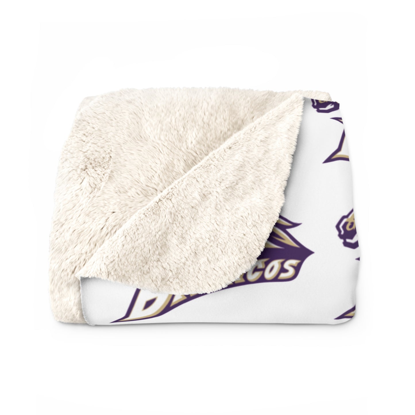 Meadow Broncos Sherpa Fleece Blanket — Cozy Team Logo Throw for Game Days & Gifts