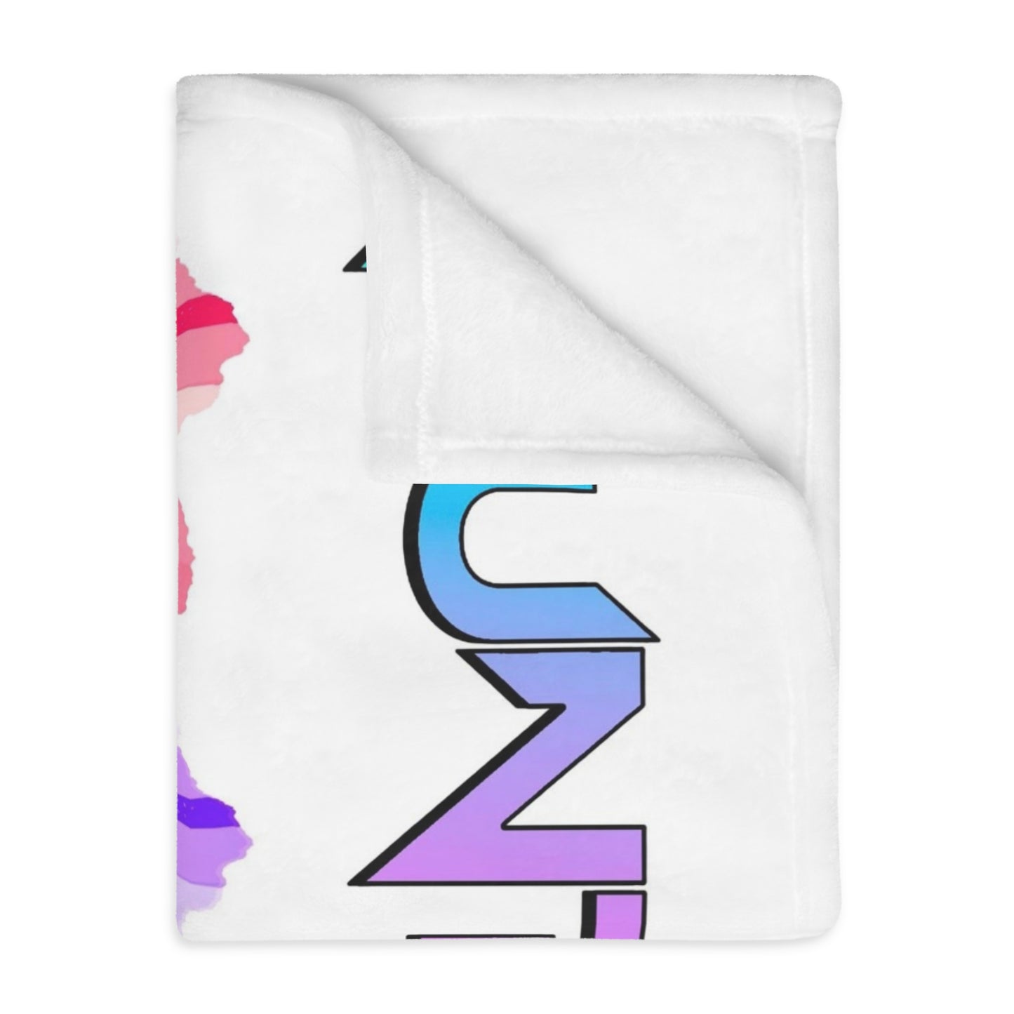 Velveteen Microfiber Blanket — HUNTRX K-Pop Style Character Art Throw