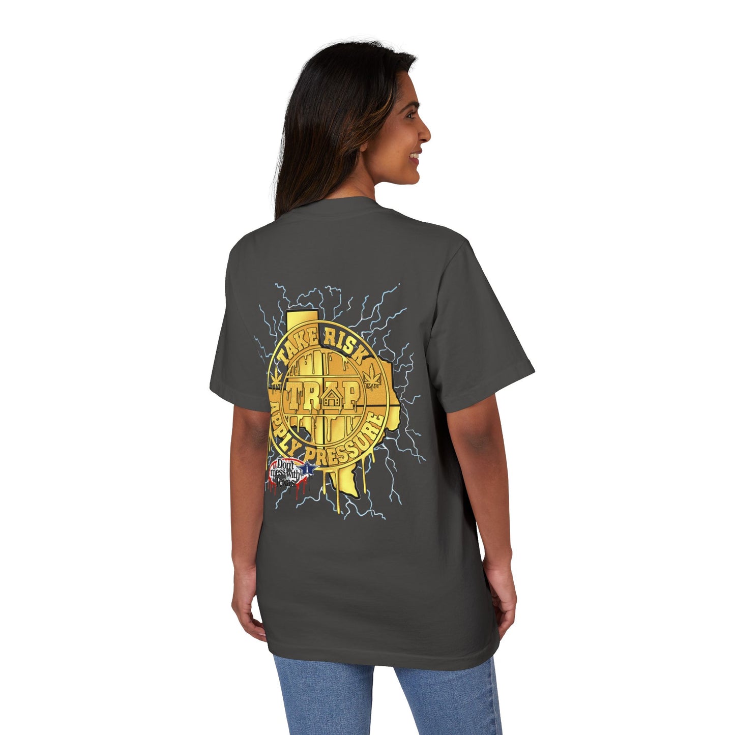 Graphic T‑Shirt — 'Take The Trip' Texas Logo Drip Design