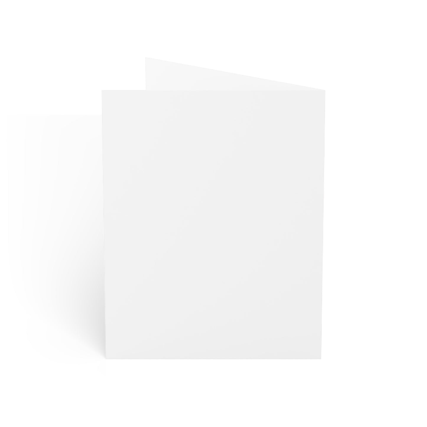 Valentine’s Ribbon Heart Greeting Card — Pack of 1/10/30/50
