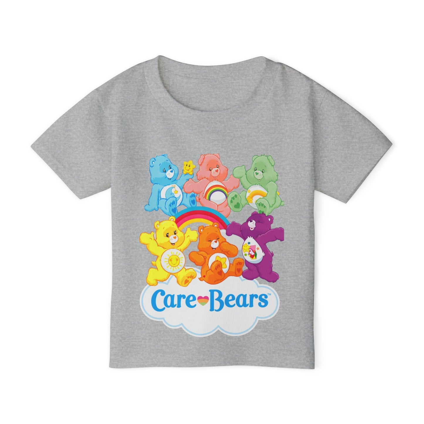 Care Bears Toddler T‑Shirt — Colorful Rainbow Playtime Tee