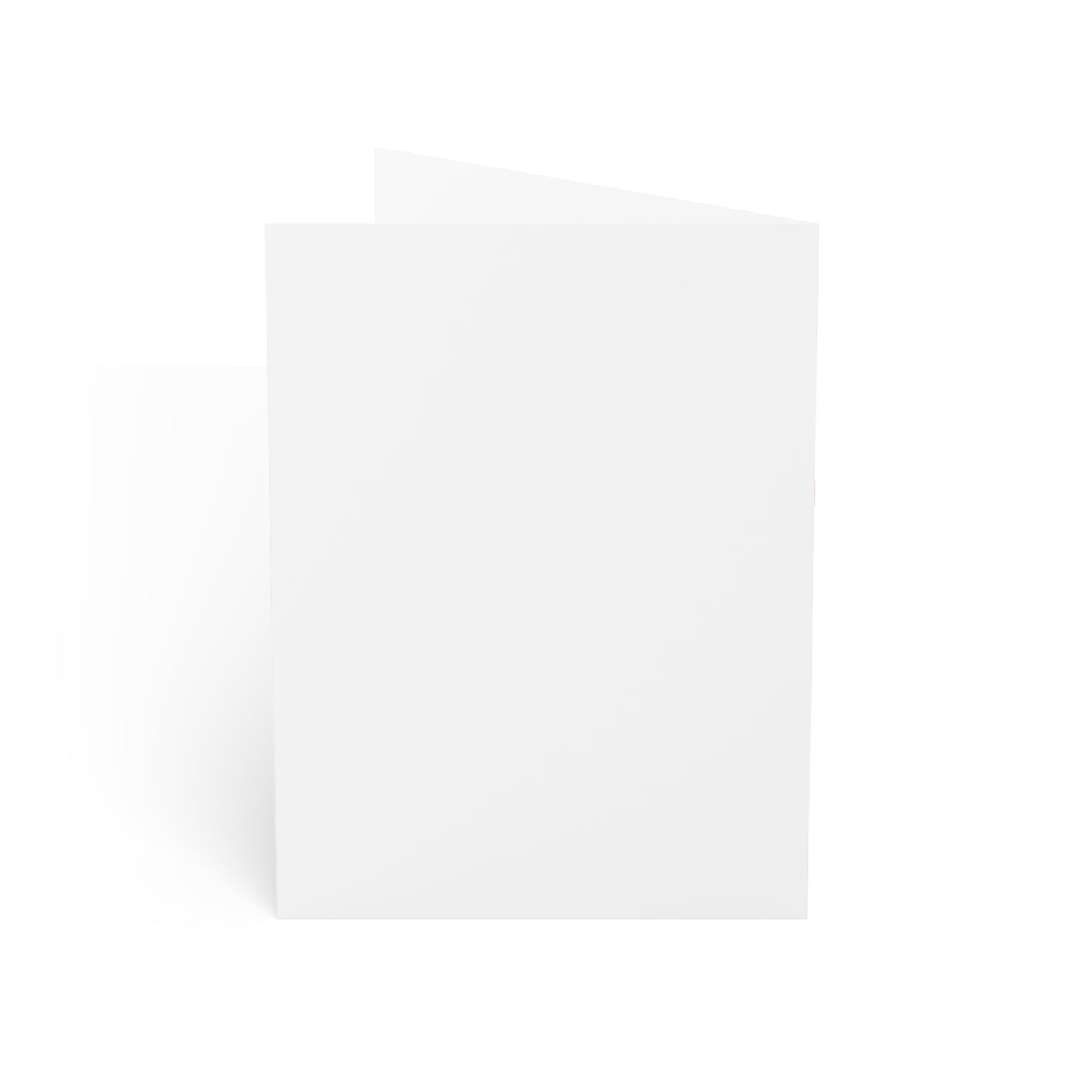 Valentine’s Ribbon Heart Greeting Card — Pack of 1/10/30/50