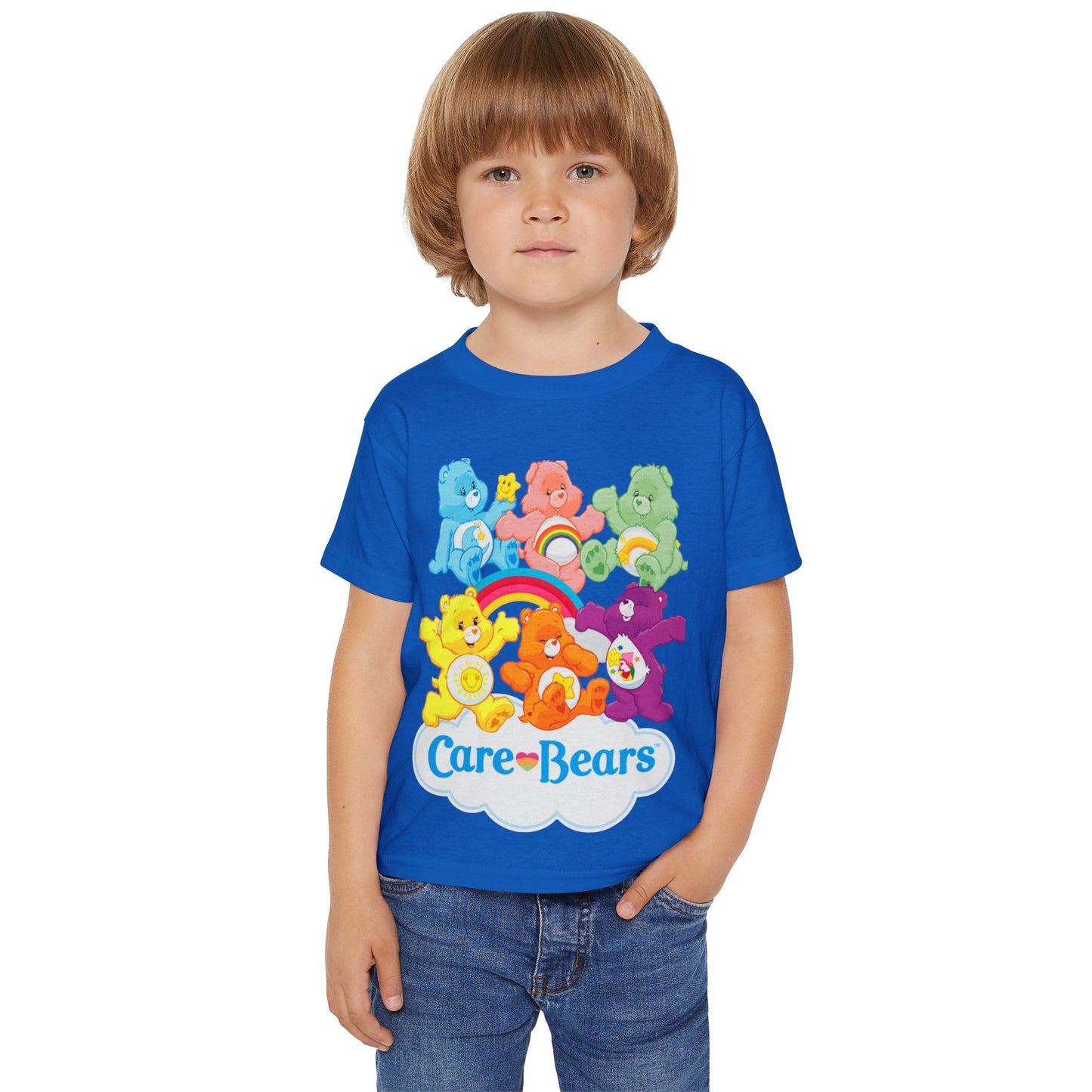 Care Bears Toddler T‑Shirt — Colorful Rainbow Playtime Tee
