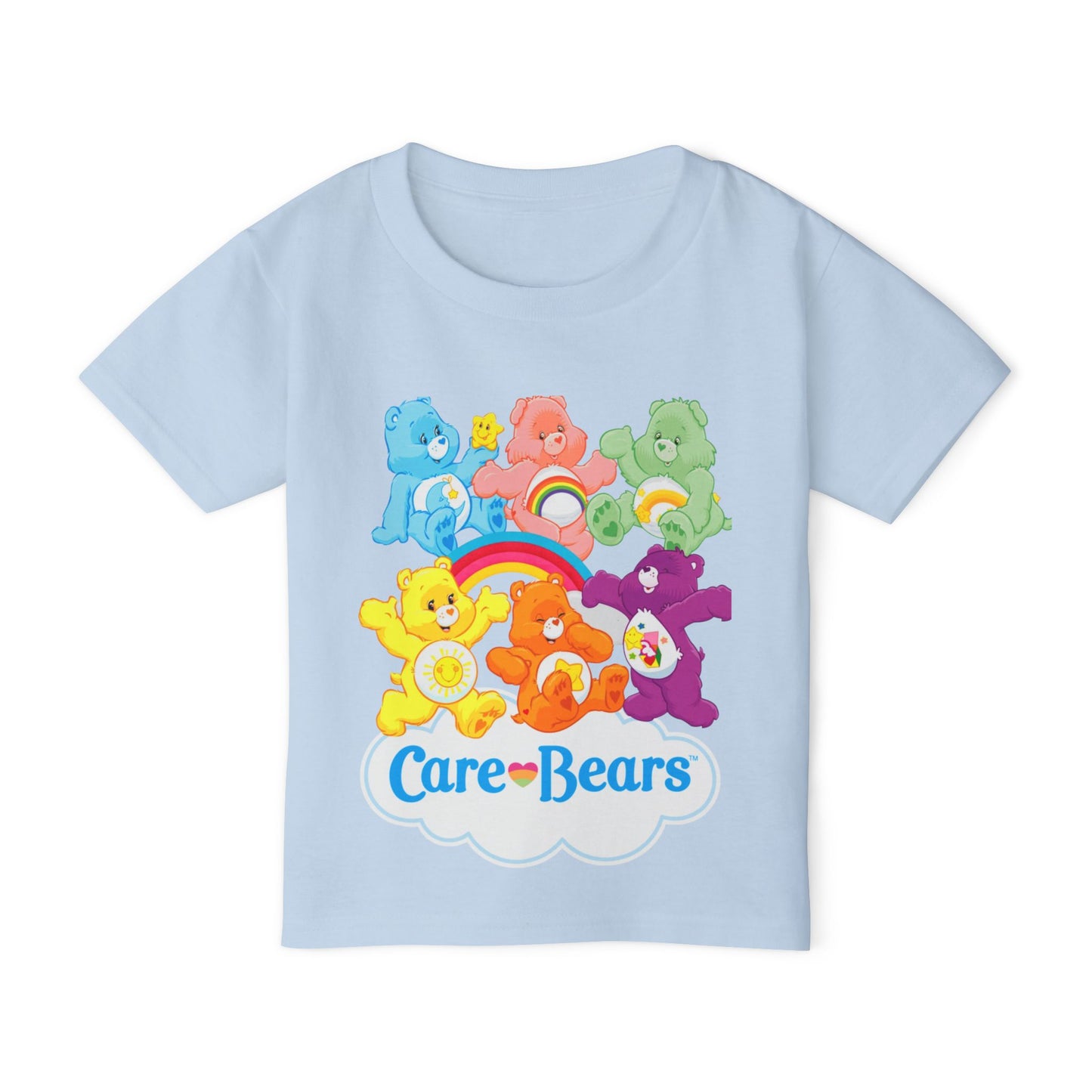 Care Bears Toddler T‑Shirt — Colorful Rainbow Playtime Tee