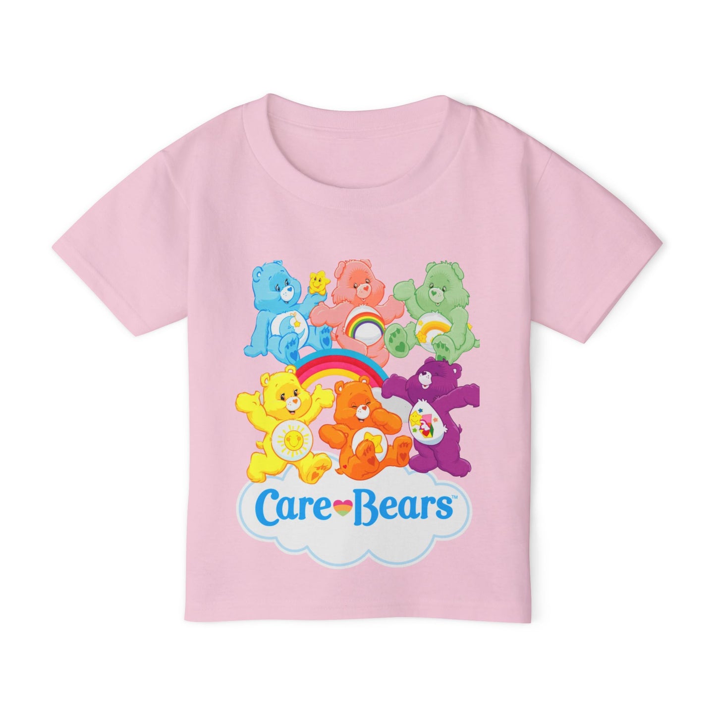 Care Bears Toddler T‑Shirt — Colorful Rainbow Playtime Tee