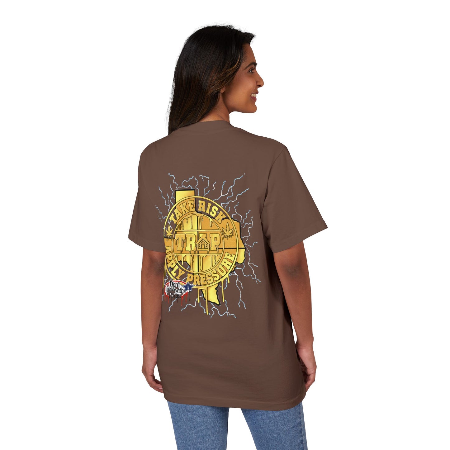 Graphic T‑Shirt — 'Take The Trip' Texas Logo Drip Design